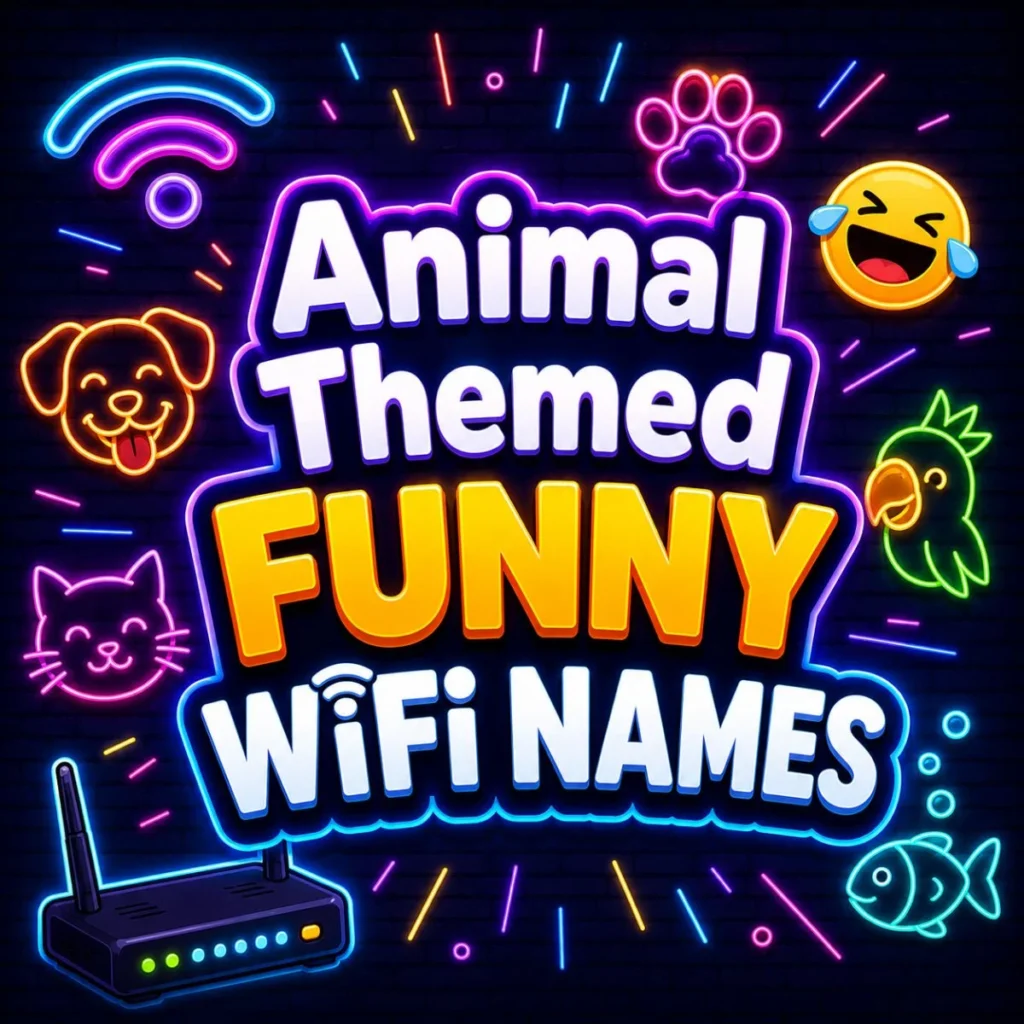 Animal Themed Funny WiFi Names