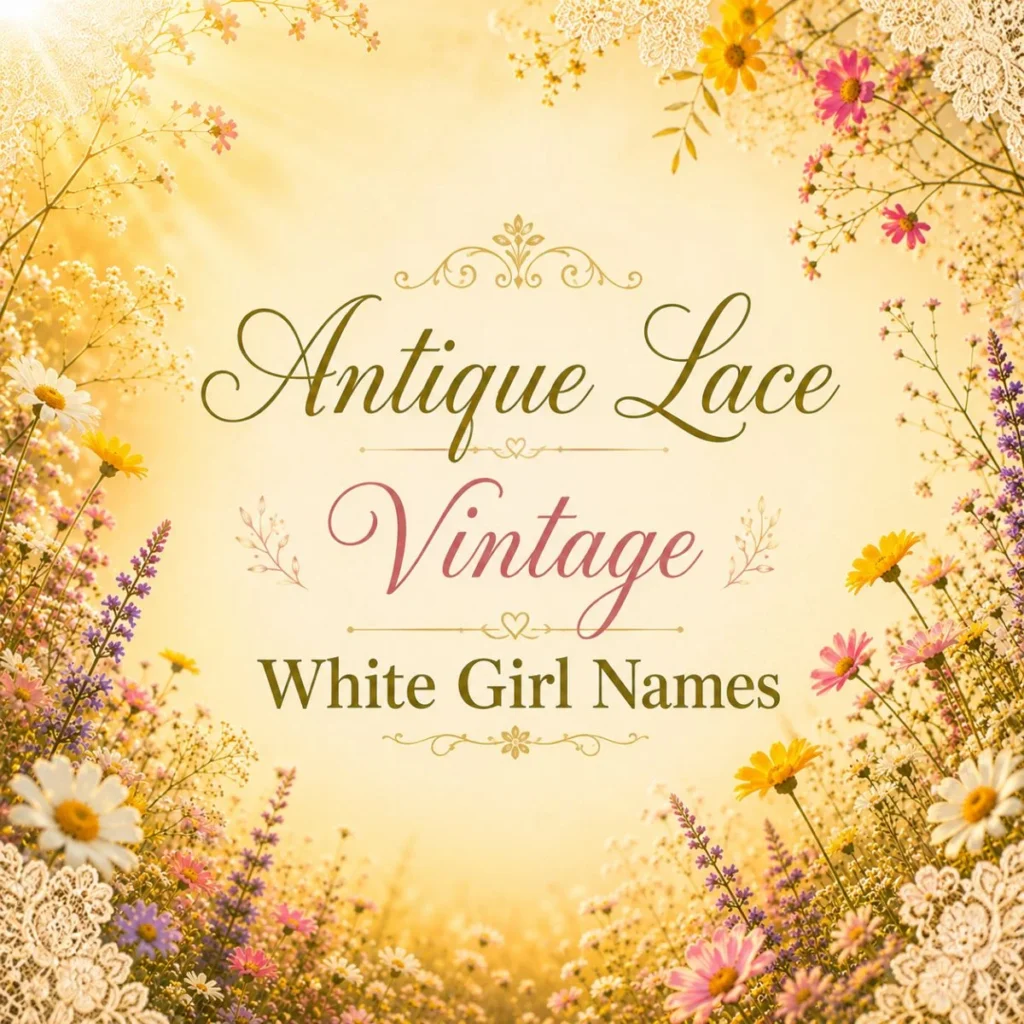 Antique Lace Vintage White Girl Names