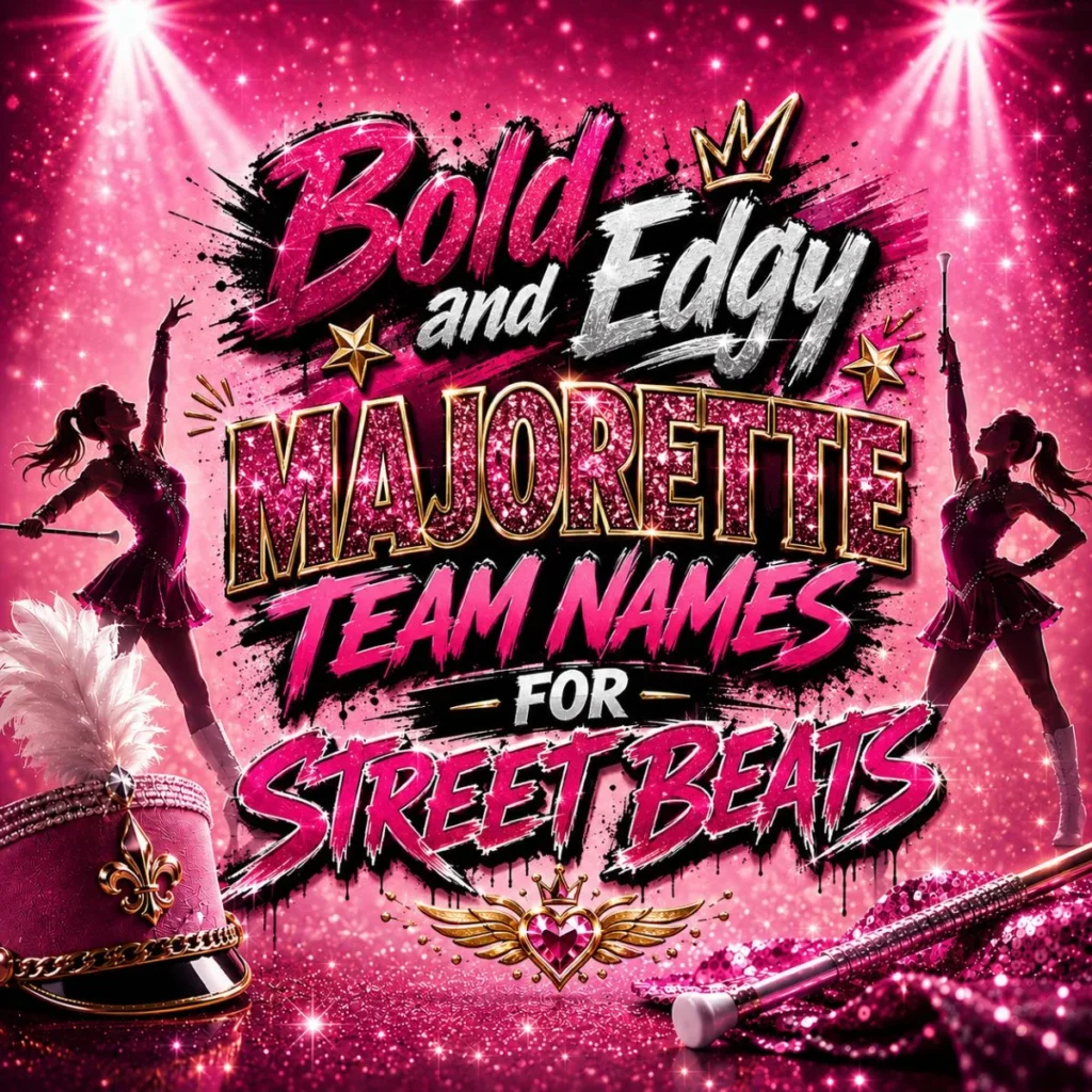 Bold and Edgy Majorette Team Names for Street Beats