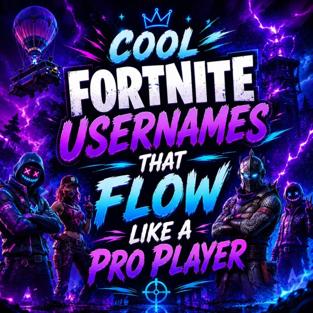 Cool Fortnite Usernames That Flow Like a Pro Player
