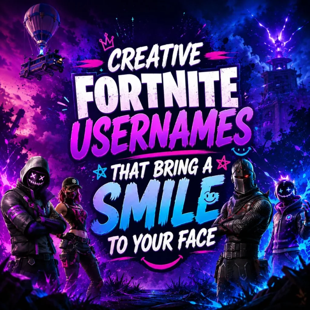Creative Fortnite Usernames That Bring a Smile to Your Face
