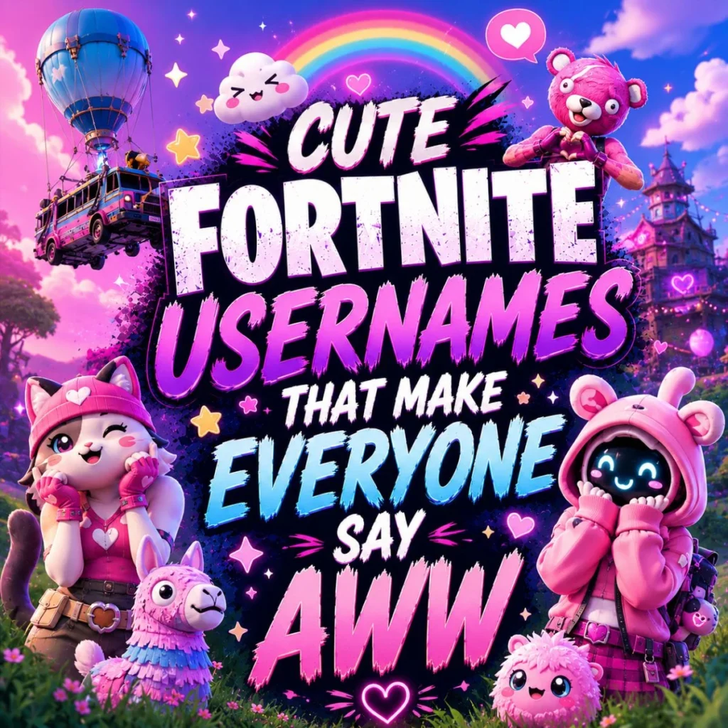 Cute Fortnite Usernames That Make Everyone Say Aww