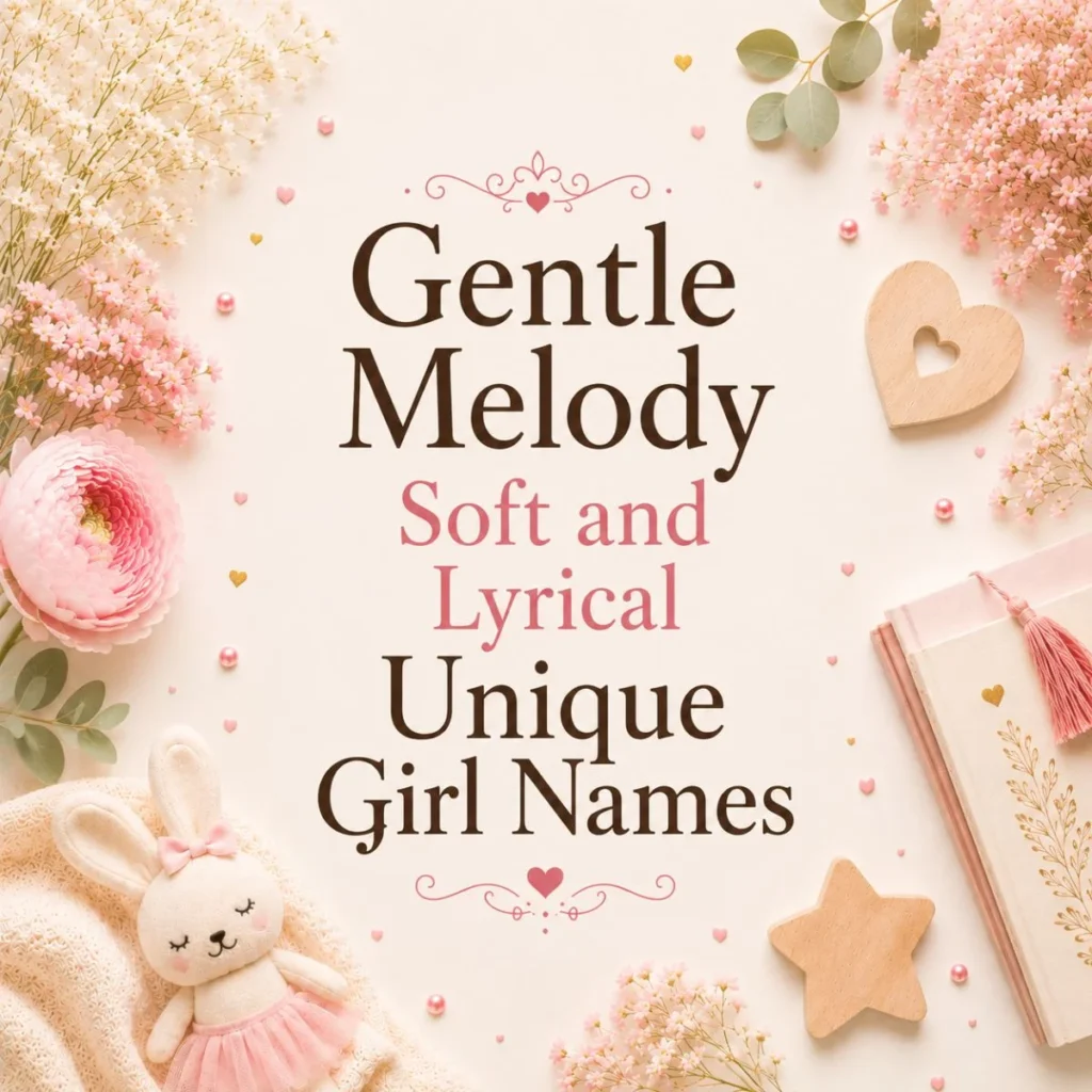 Gentle Melody Soft and Lyrical Unique Girl Names