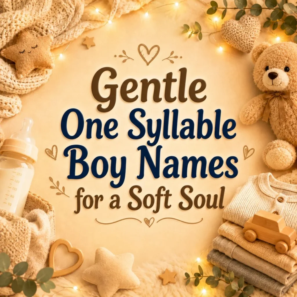 Gentle One Syllable Boy Names for a Soft Soul