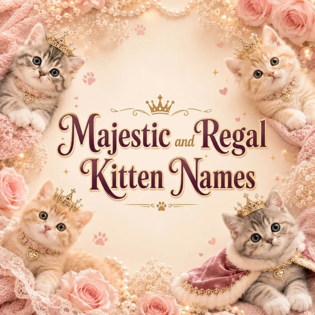 Majestic and Regal Kitten Names