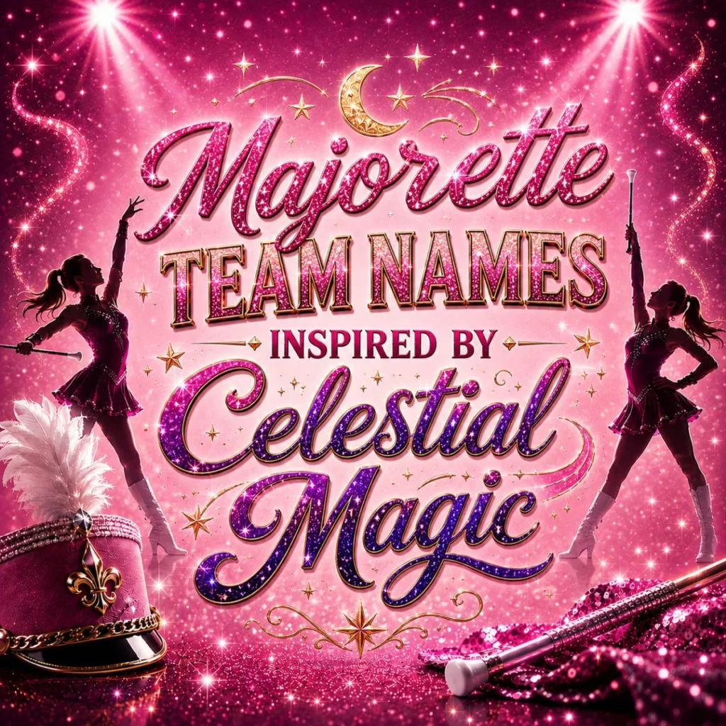 Majorette Team Names Inspired by Celestial Magic
