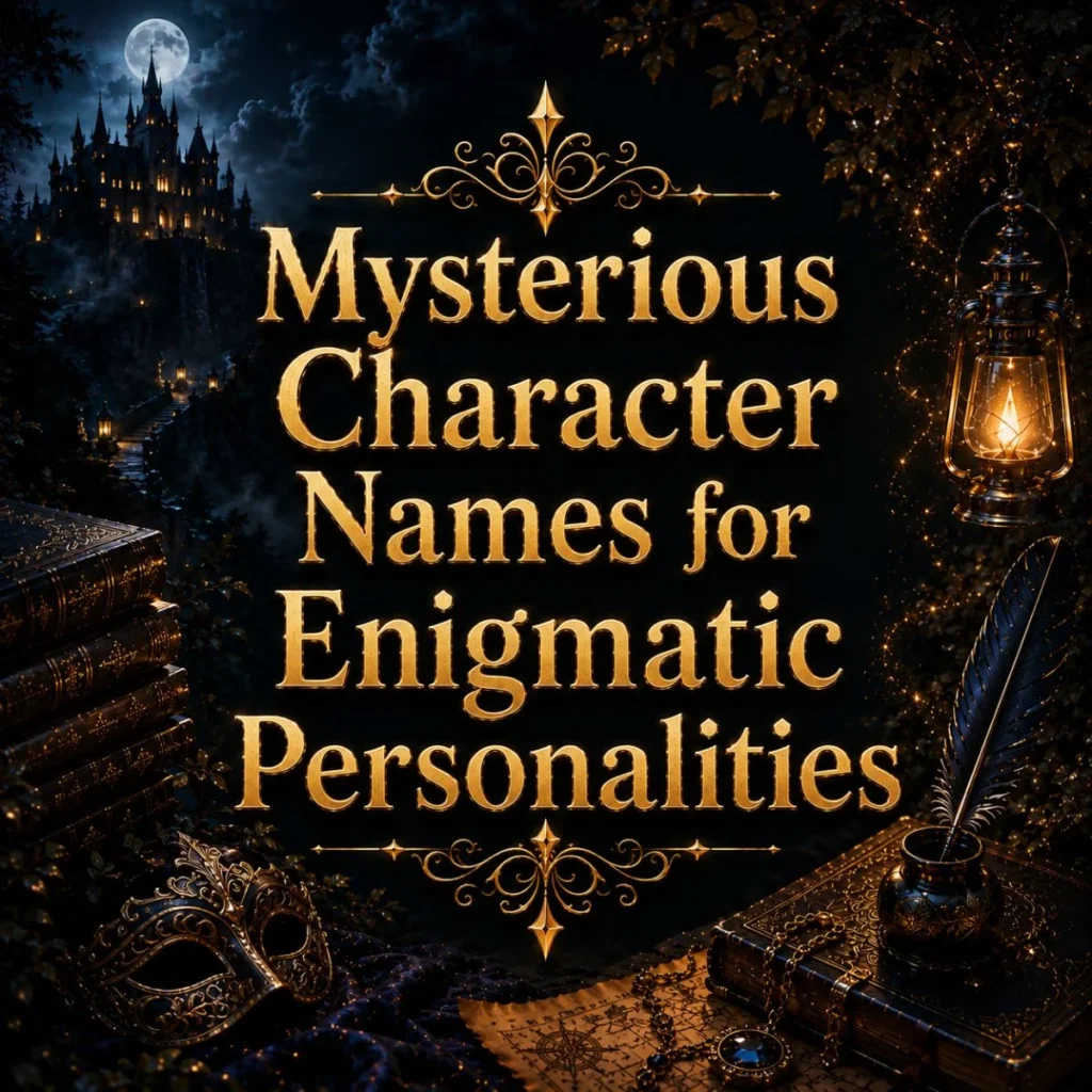 Mysterious Character Names for Enigmatic Personalities