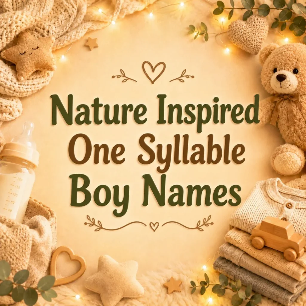 Nature Inspired One Syllable Boy Names