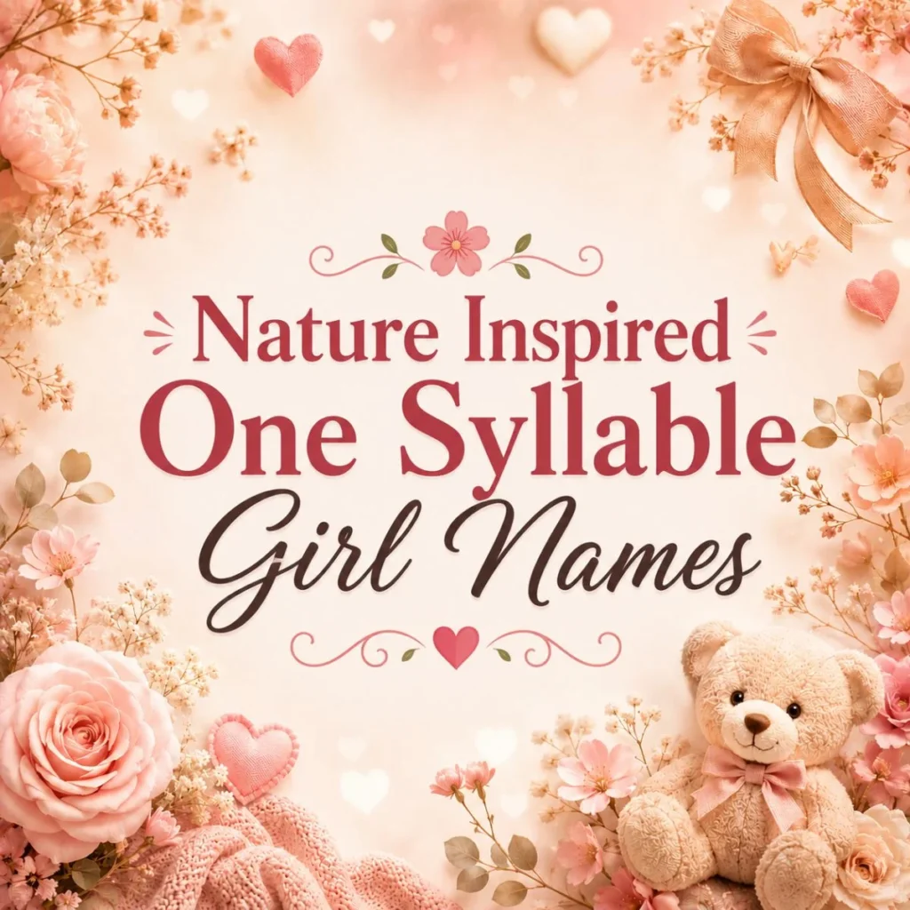 Nature Inspired One Syllable Girl Names