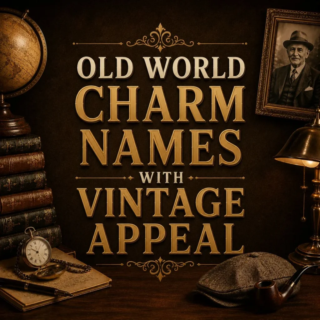 Old World Charm Names With Vintage Appeal