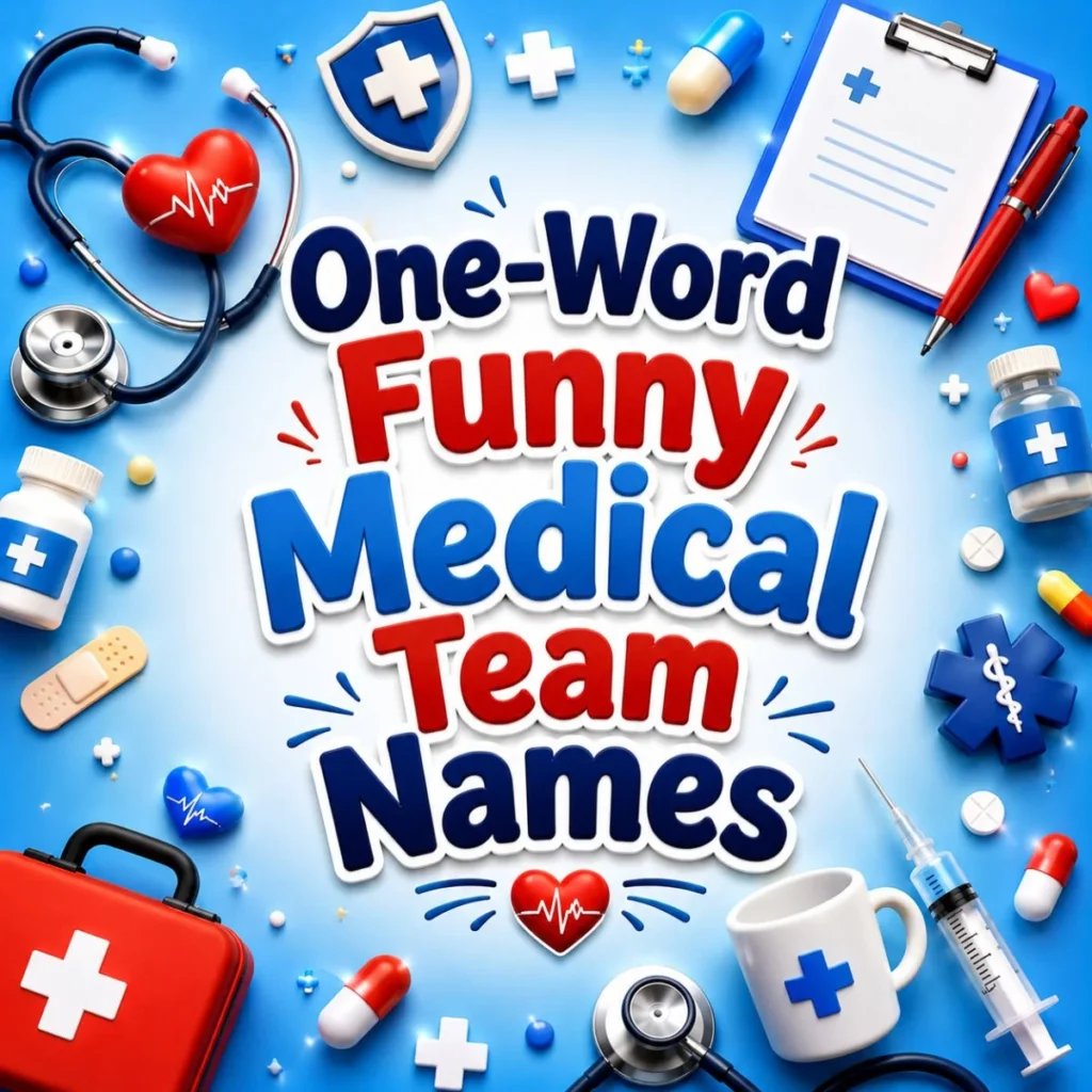 One-Word Funny Medical Team Names