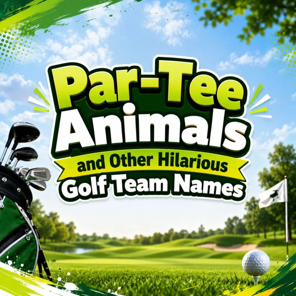 Par-Tee Animals and Other Hilarious Golf Team Names