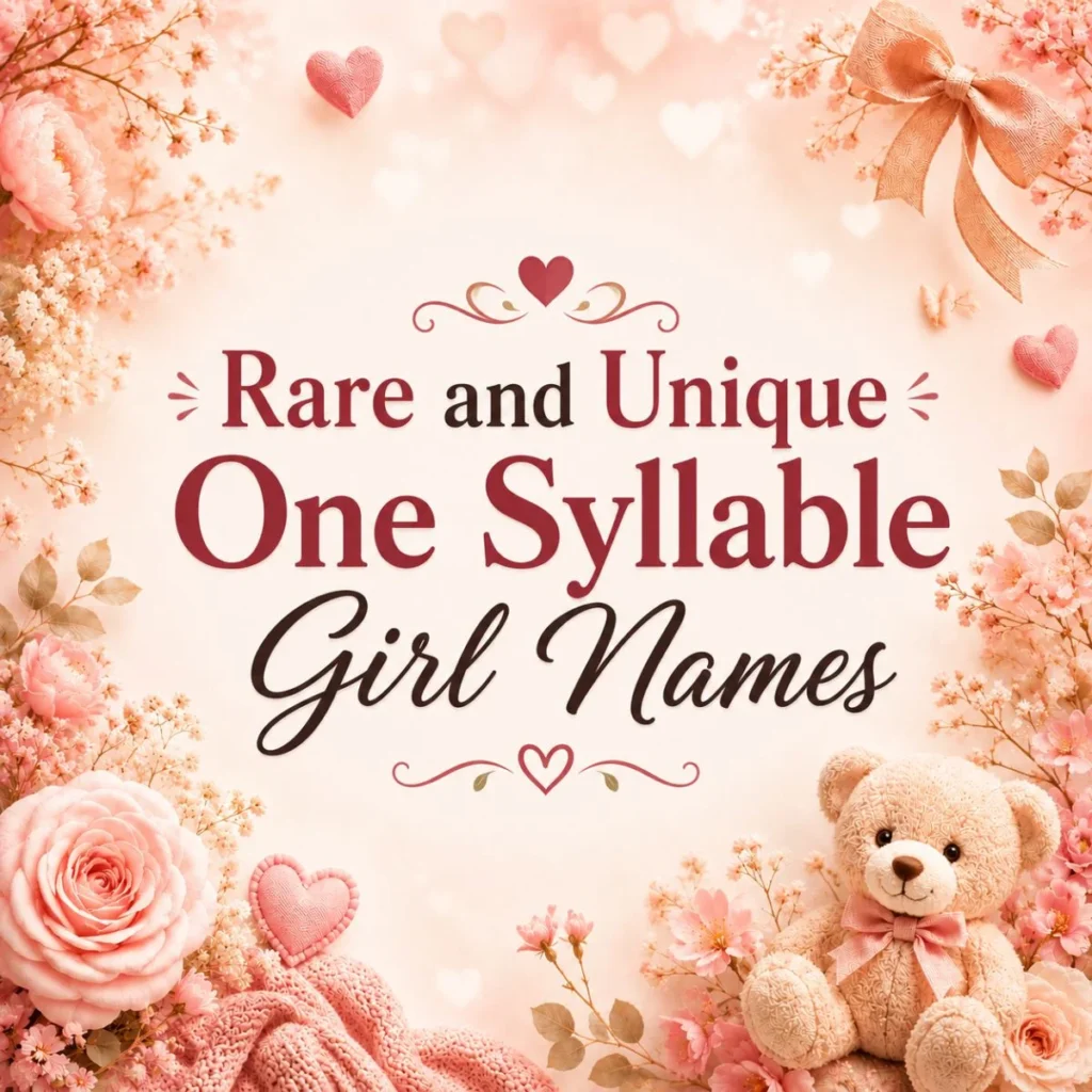 Rare and Unique One Syllable Girl Names