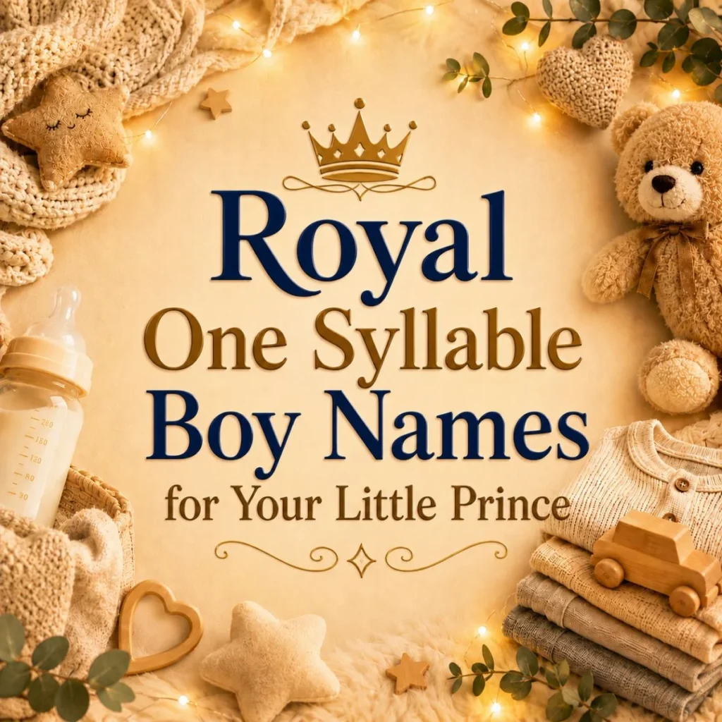 Royal One Syllable Boy Names for Your Little Prince