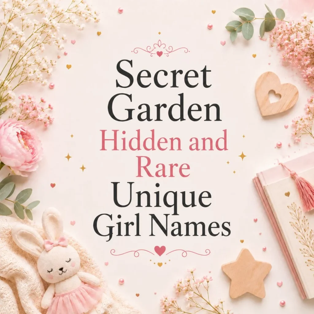 Secret Garden Hidden and Rare Unique Girl Names