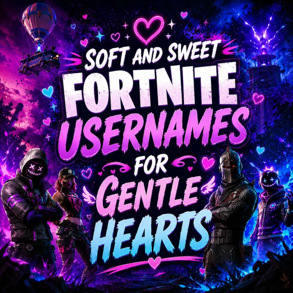 Soft and Sweet Fortnite Usernames for Gentle Hearts