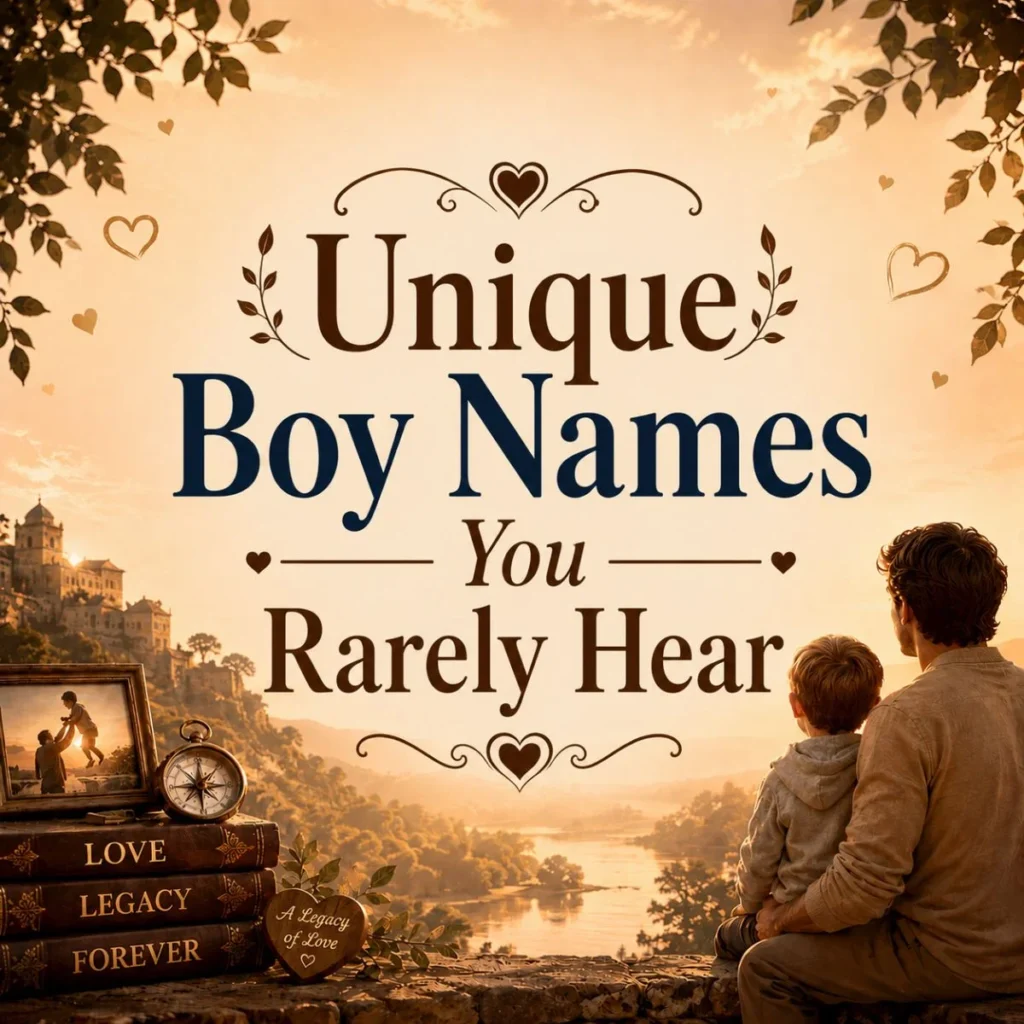 Unique Boy Names You Rarely Hear