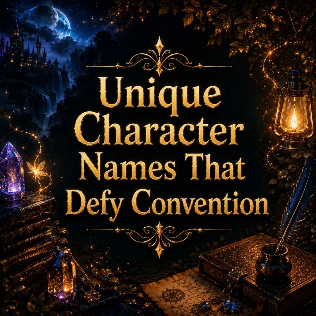 Unique Character Names That Defy Convention
