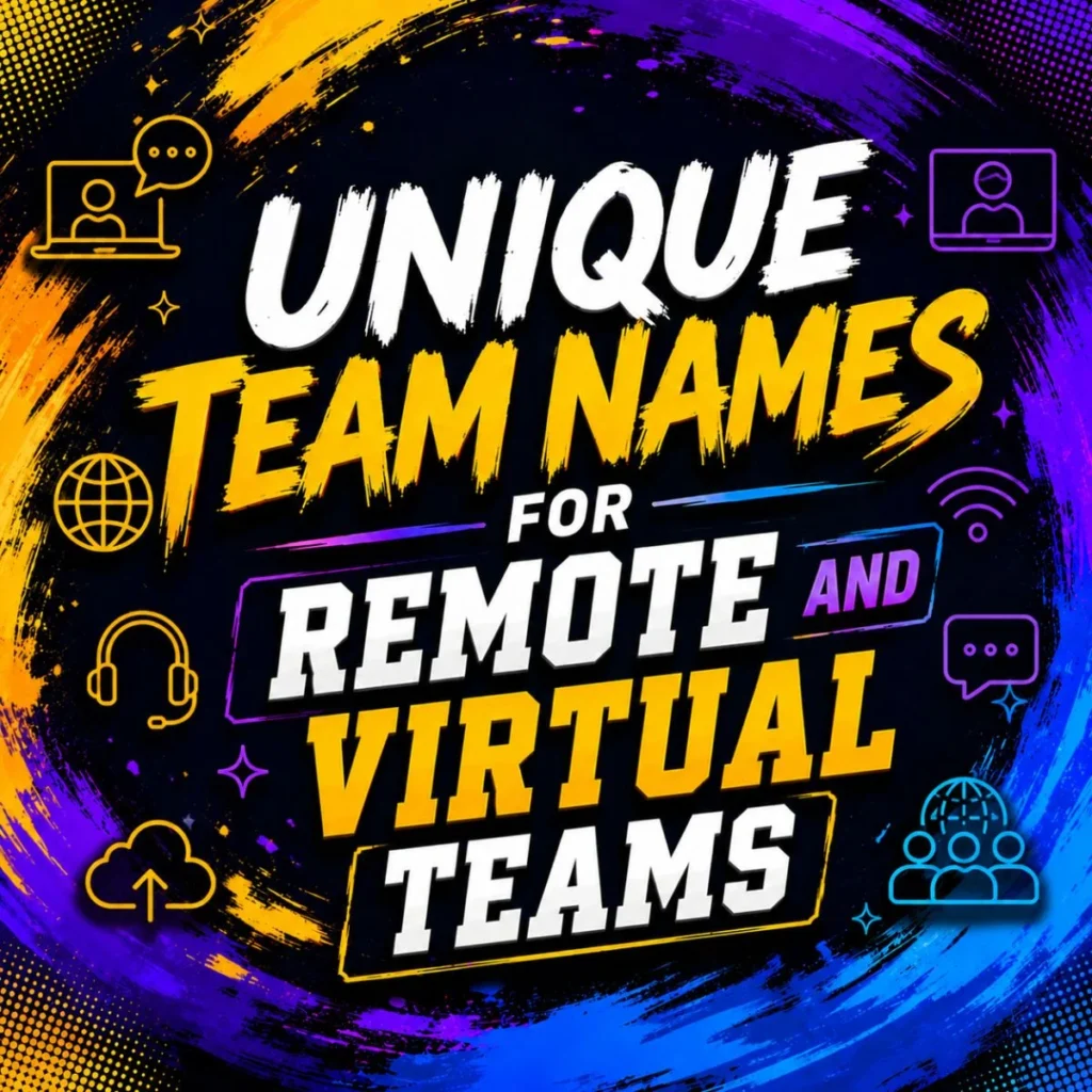 Unique Team Names for Remote and Virtual Teams