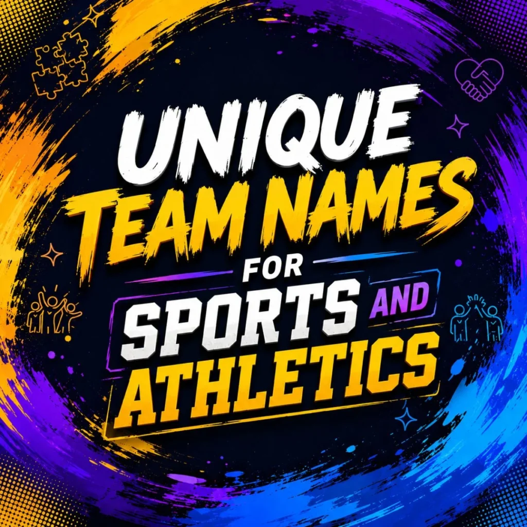 Unique Team Names for Sports and Athletics