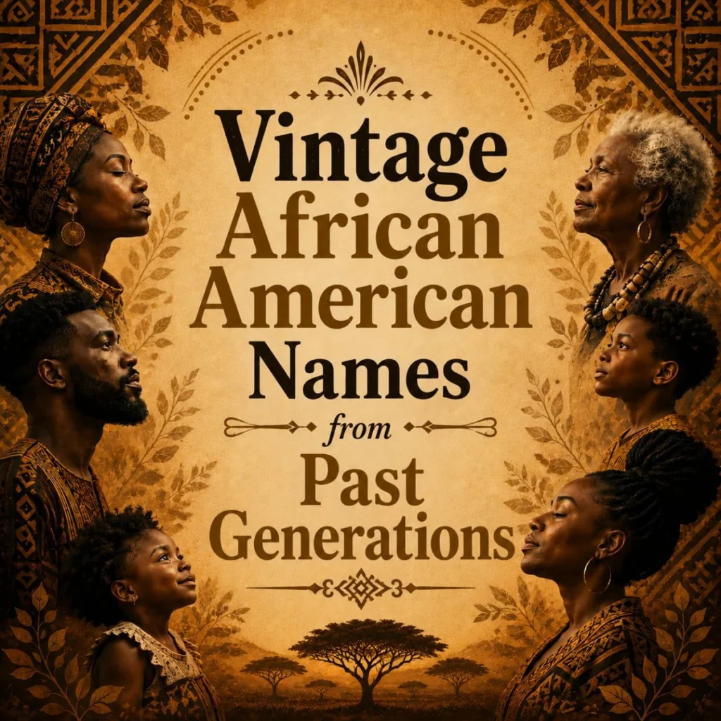 Vintage African American Names from Past Generations