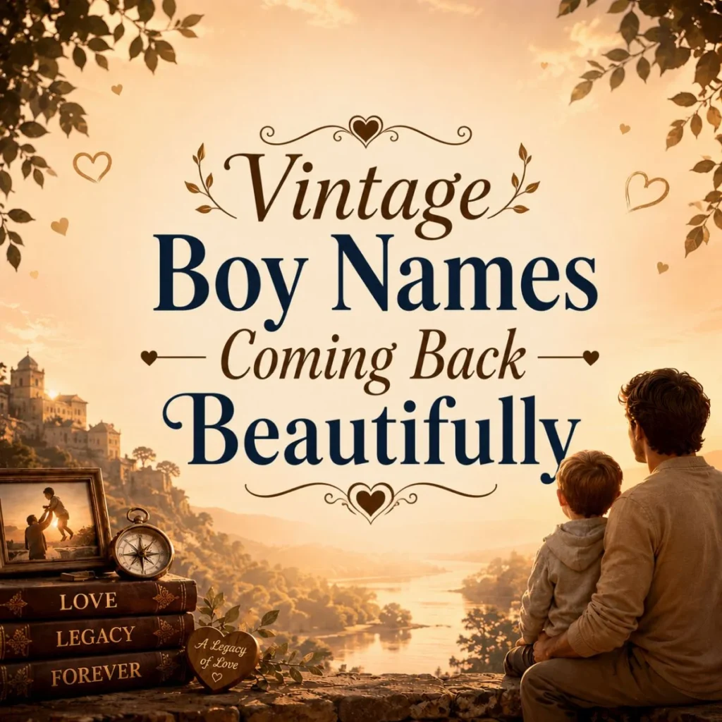 Vintage Boy Names Coming Back Beautifully
