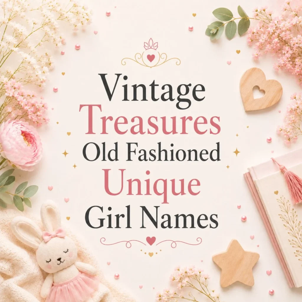 Vintage Treasures Old Fashioned Unique Girl Names