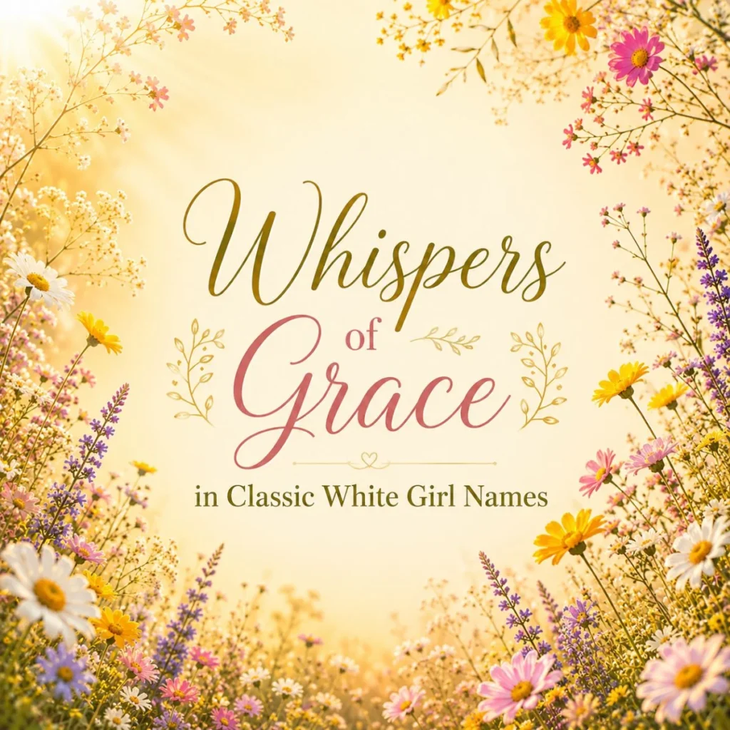 Whispers of Grace in Classic White Girl Names
