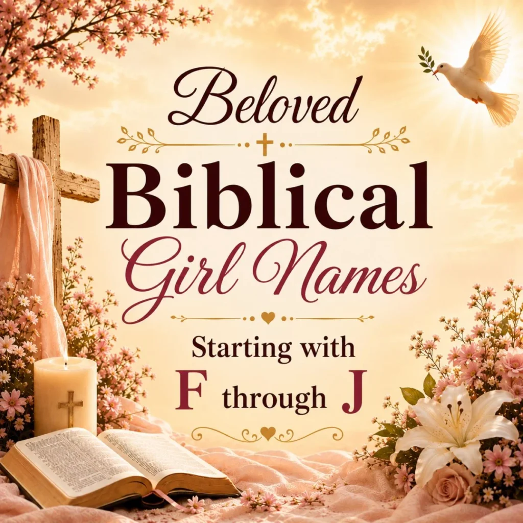 Beloved Biblical Girl Names Starting with F through J