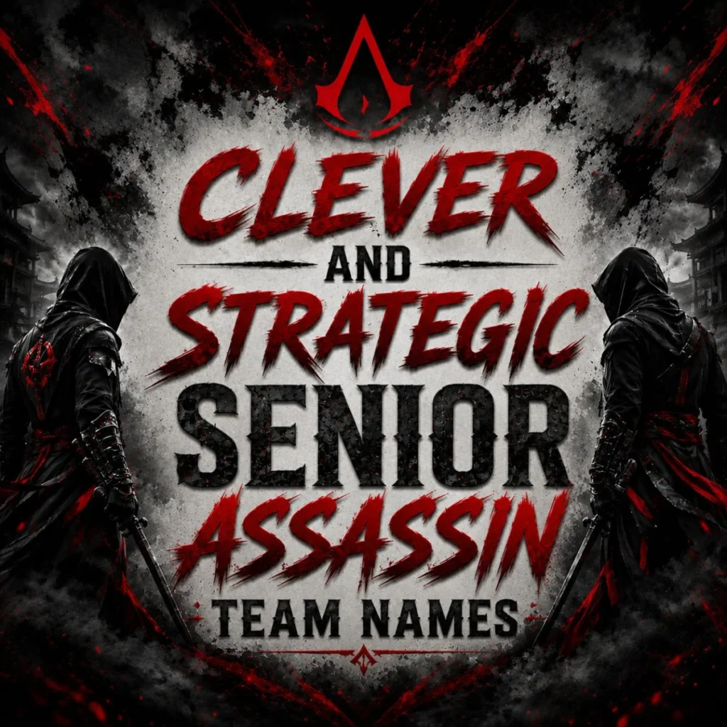 Clever and Strategic Senior Assassin Team Names