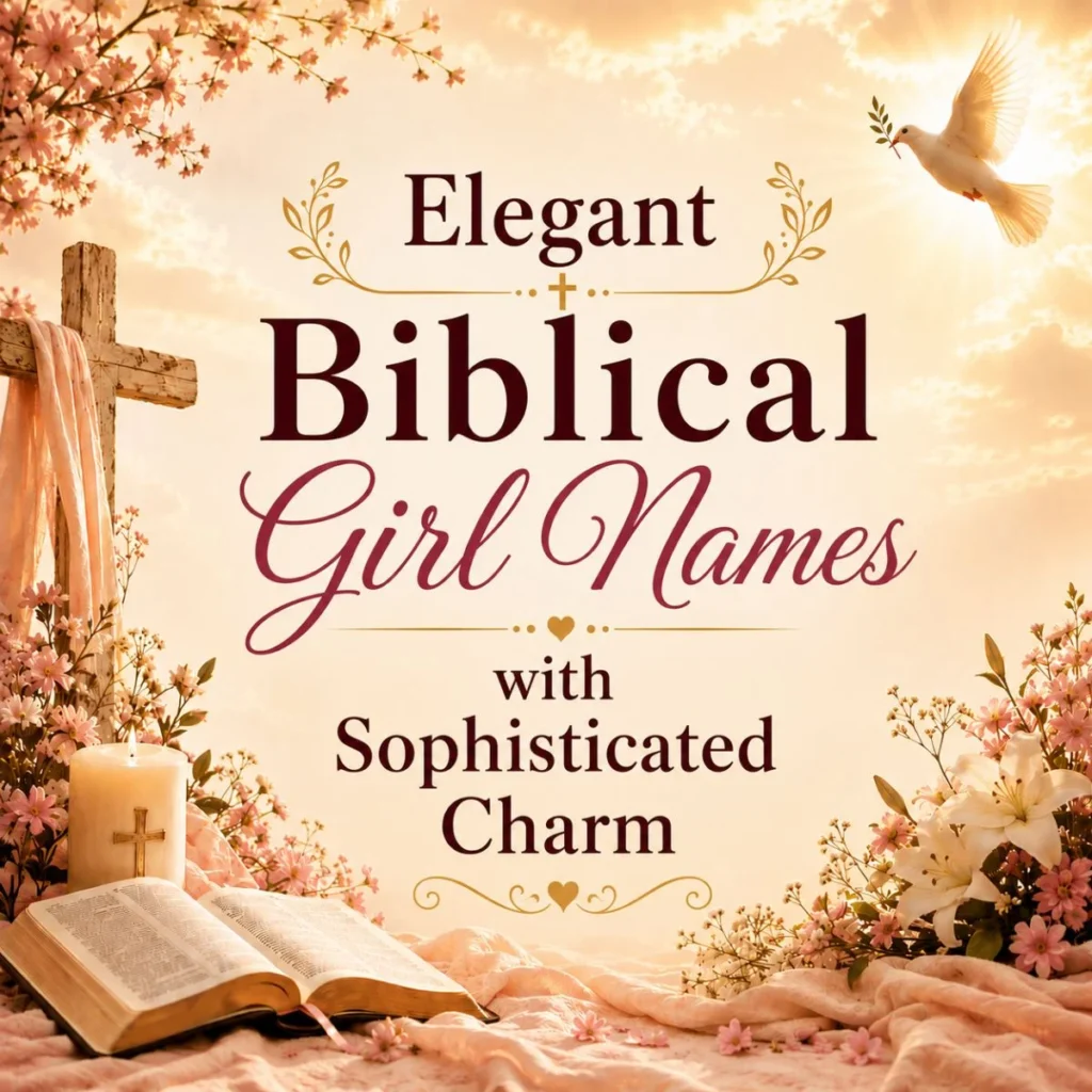 Elegant Biblical Girl Names with Sophisticated Charm