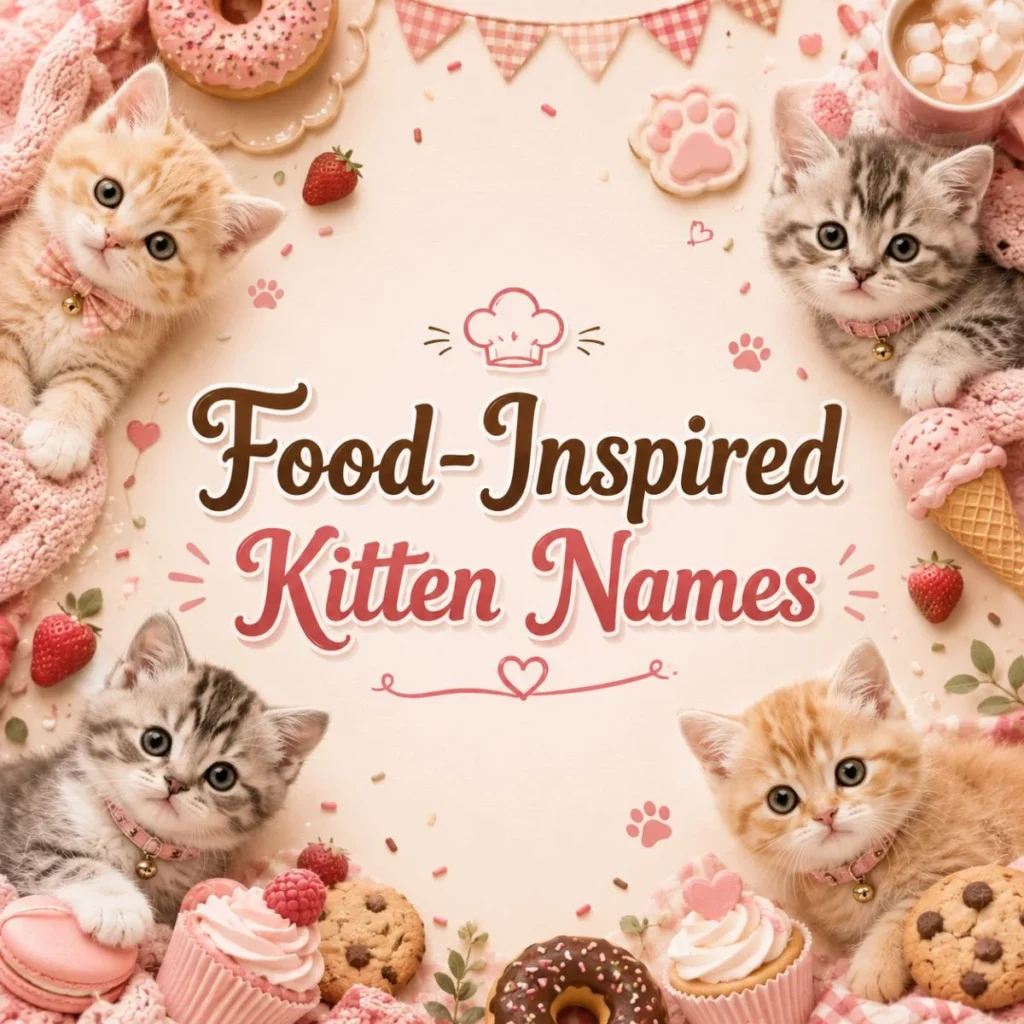 Food-Inspired Kitten Names