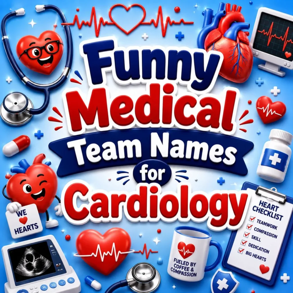 Funny Medical Team Names for Cardiology