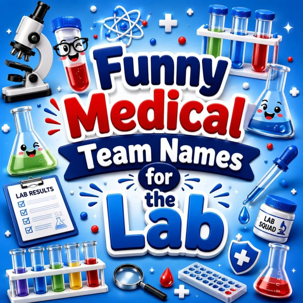 Funny Medical Team Names for the Lab