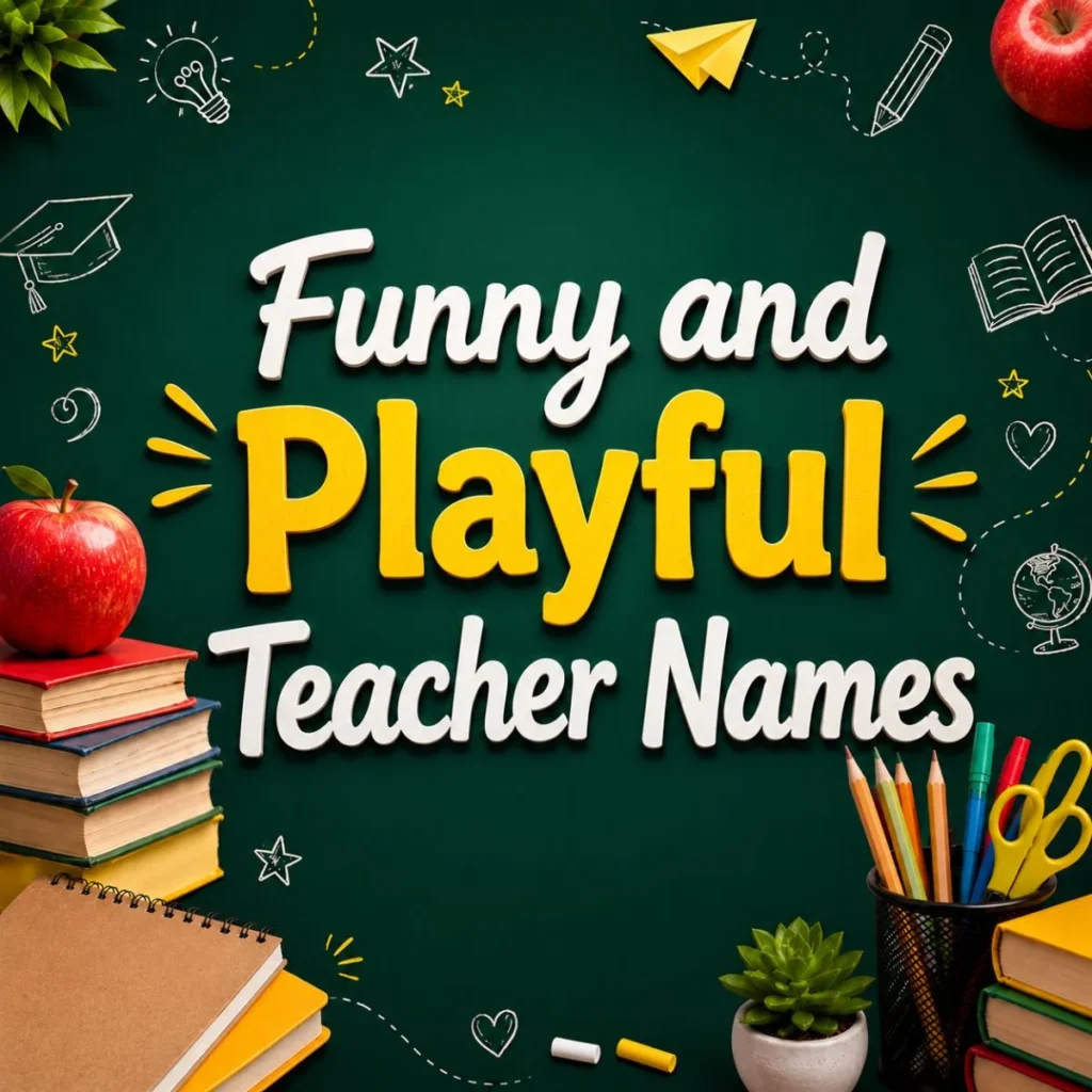 Funny and Playful Teacher Names
