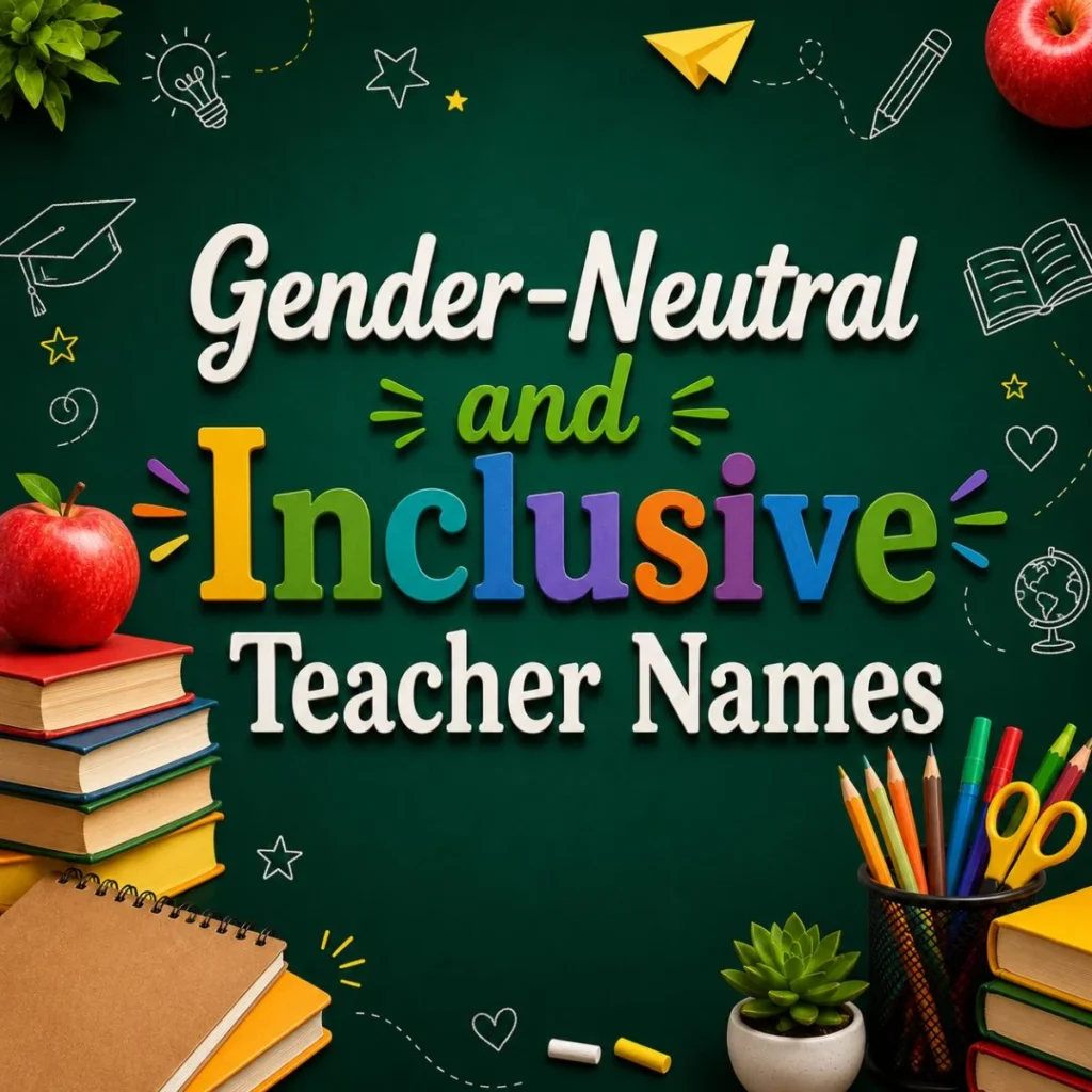 Gender-Neutral and Inclusive Teacher Names
