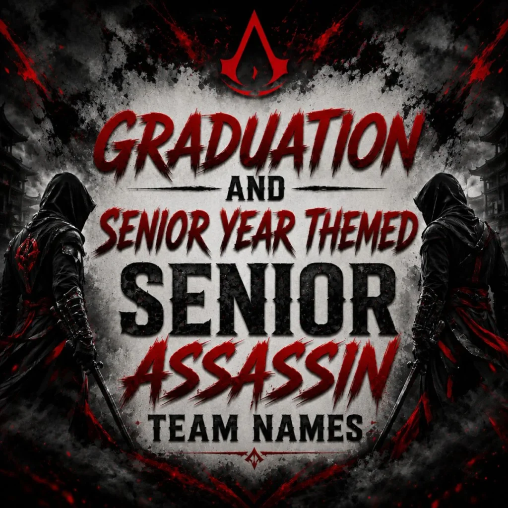 Graduation and Senior Year Themed Senior Assassin Team Names