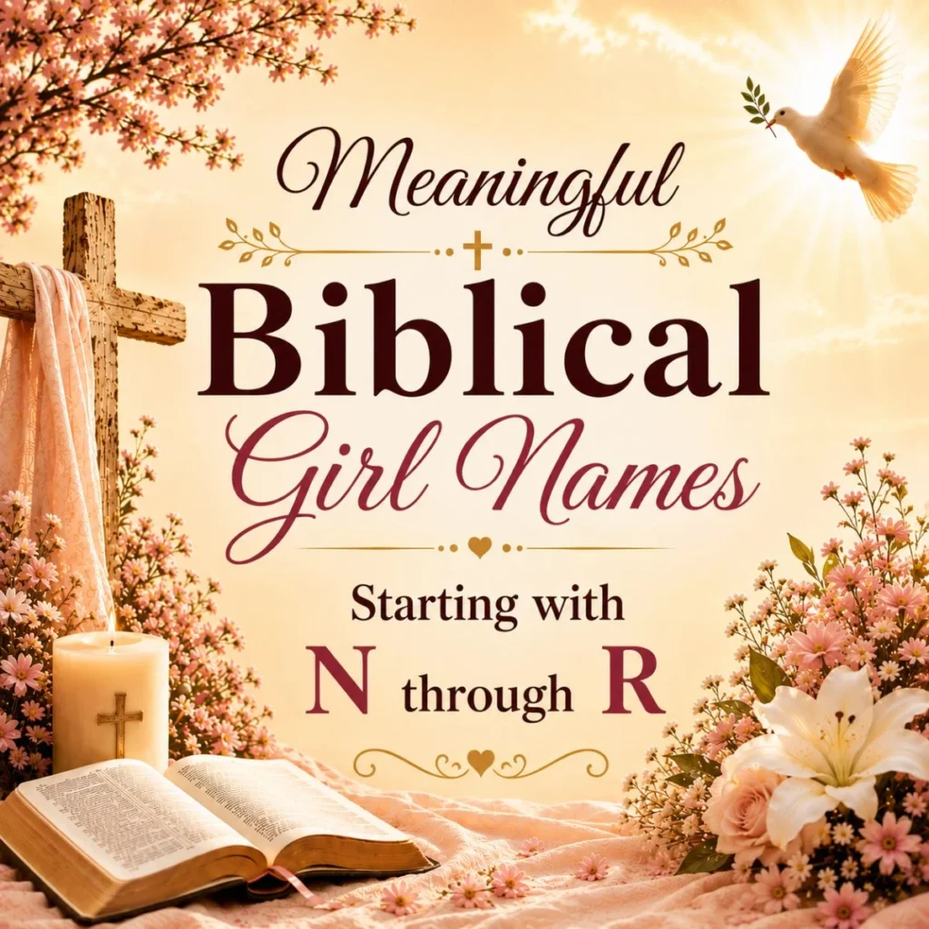 Meaningful Biblical Girl Names Starting with N through R