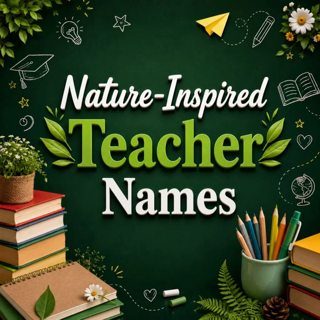 Nature-Inspired Teacher Names