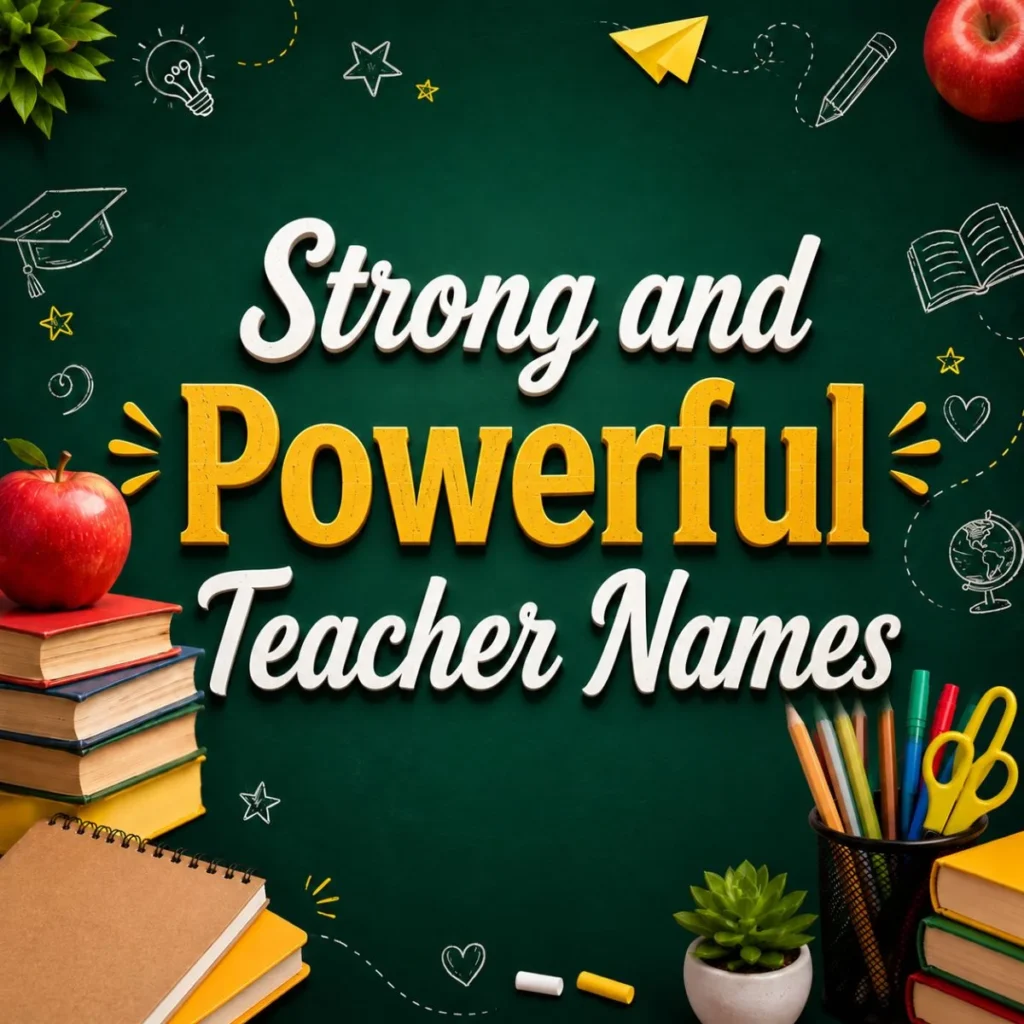 Strong and Powerful Teacher Names