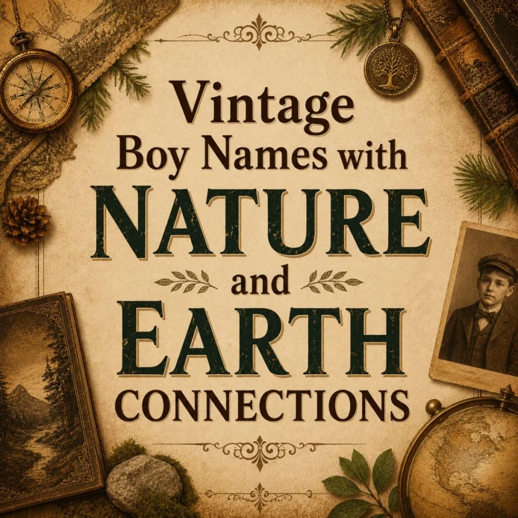 Vintage Boy Names with Nature and Earth Connections