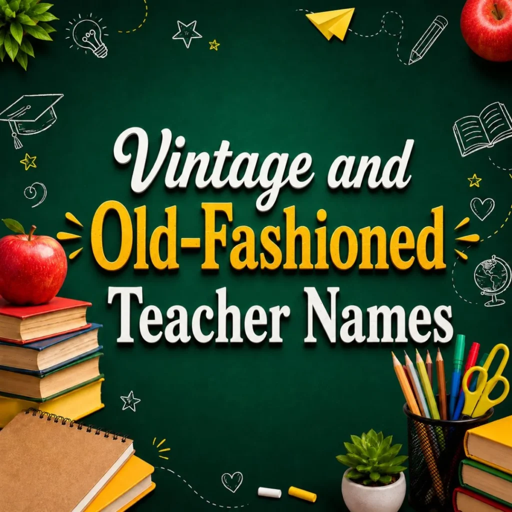 Vintage and Old-Fashioned Teacher Names