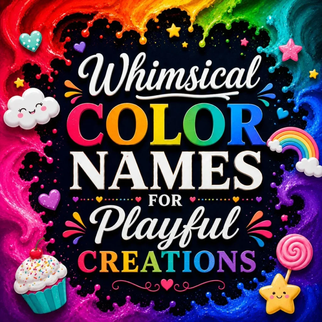 Whimsical Color Names for Playful Creations