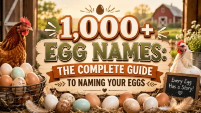 1,000+ Egg Names The Complete Guide to Naming Your Eggs