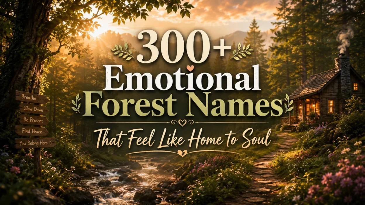 300+ Emotional Forest Names That Feel Like Home to Soul