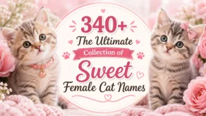 340+ The Ultimate Collection of Sweet Female Cat Names