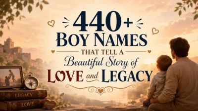 440+ Boy Names That Tell a Beautiful Story of Love and Legacy