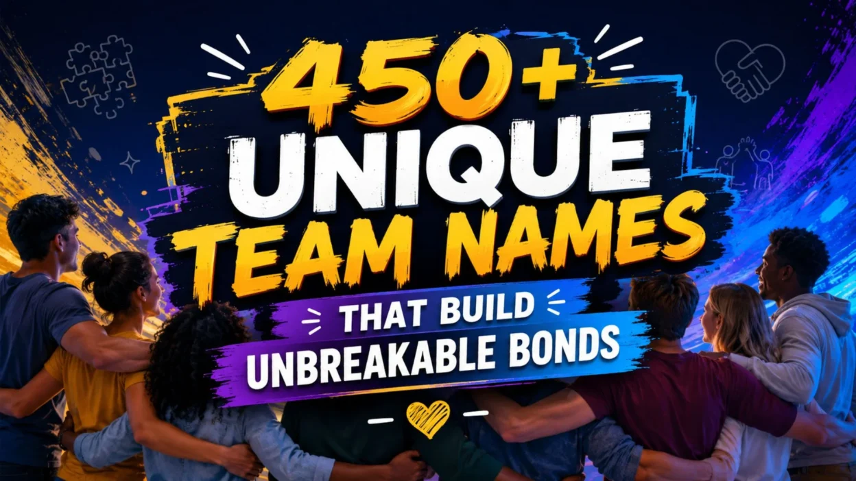450+ Unique Team Names That Build Unbreakable Bonds