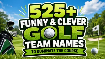 525+ Funny and Clever Golf Team Names to Dominate the Course