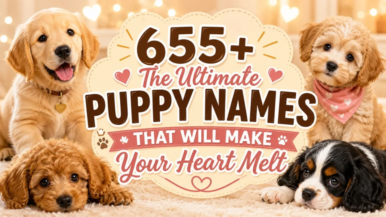 655+ The Ultimate Puppy Names That Will Make Your Heart Melt